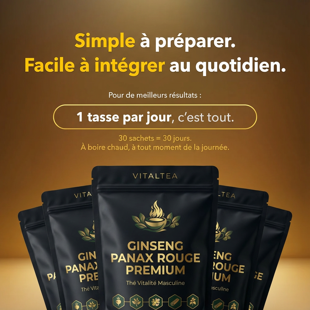 Vitalité Masculine – Thé Énergie et Performance