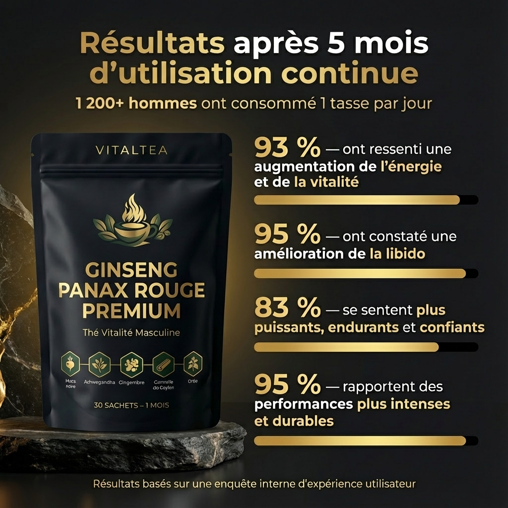 Vitalité Masculine – Thé Énergie et Performance