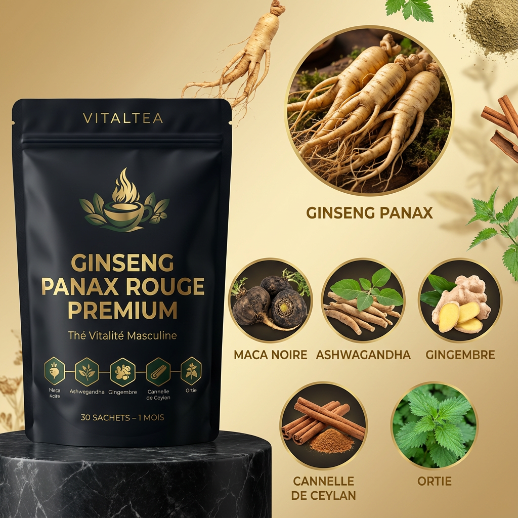 Vitalité Masculine – Thé Énergie et Performance